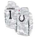 tocy IN.Colts #1 Sauce Gardner Player Arctic Camo Salute to Service Hoodies Limited Game Stitched Jerseys