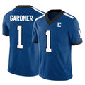 tocy IN.Colts #1 Sauce Gardner Player Royal Limited Indiana Nights Alternate Vapor F.U.S.E. Home Game Stitched Jerseys