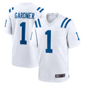 tocy IN.Colts #1 Sauce Gardner Player White Home Game Stitched Jerseys