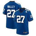 tocy IN.Colts #27 Justin Walley Player Royal Alternate Indiana Nights Home Game Stitched Jerseys