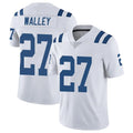 tocy IN.Colts #27 Justin Walley Player White Limited Vapor Untouchable Home Game Stitched Jerseys