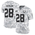 tocy IN.Colts #28 Jonathan Taylor Player Arctic Camo Salute to Service Limited Stitched Jerseys