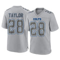 tocy IN.Colts #28 Jonathan Taylor Player Gray Atmosphere Fashion Home Game Stitched Jerseys