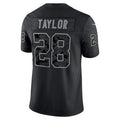 tocy IN.Colts #28 Jonathan Taylor Player RFLCTV Limited Black Stitched Jerseys
