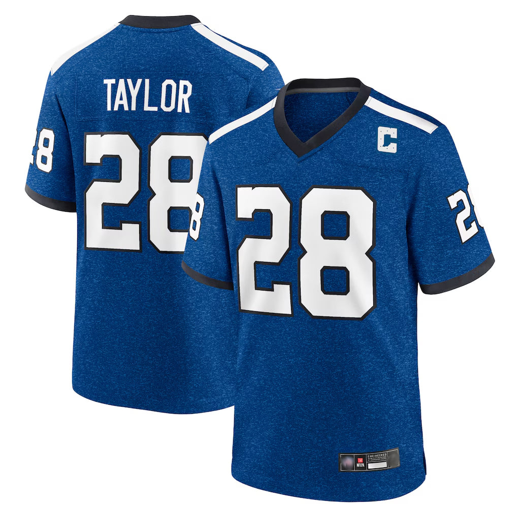 tocy IN.Colts #28 Jonathan Taylor Player Royal Alternate Indiana Nights Home Game Stitched Jerseys