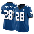 tocy IN.Colts #28 Jonathan Taylor Player Royal Limited Indiana Nights Alternate Vapor F.U.S.E. Home Game Stitched Jerseys