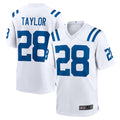 tocy IN.Colts #28 Jonathan Taylor Player White Home Game Stitched Jerseys