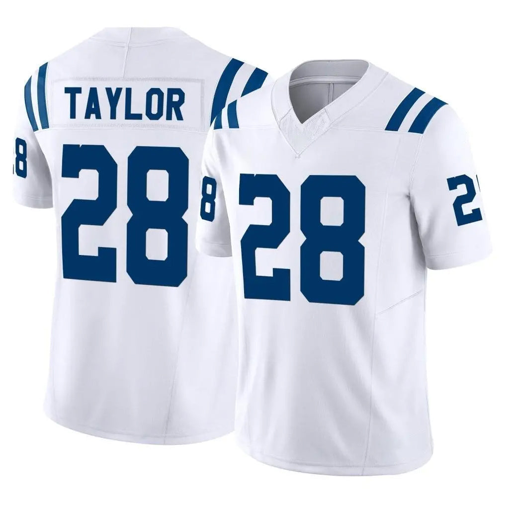 tocy IN.Colts #28 Jonathan Taylor Player White Limited Vapor F.U.S.E. Home Game Stitched Jerseys