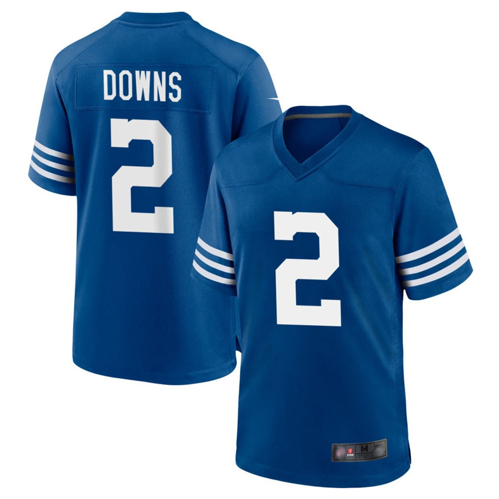 tocy IN.Colts #2 Josh Downs Bynum Player Royal Limited Home Game Stitched Jerseys