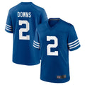 tocy IN.Colts #2 Josh Downs Bynum Player Royal Limited Home Game Stitched Jerseys