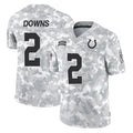 tocy IN.Colts #2 Josh Downs Player Arctic Camo Salute To Service Limited Game Stitched Jerseys