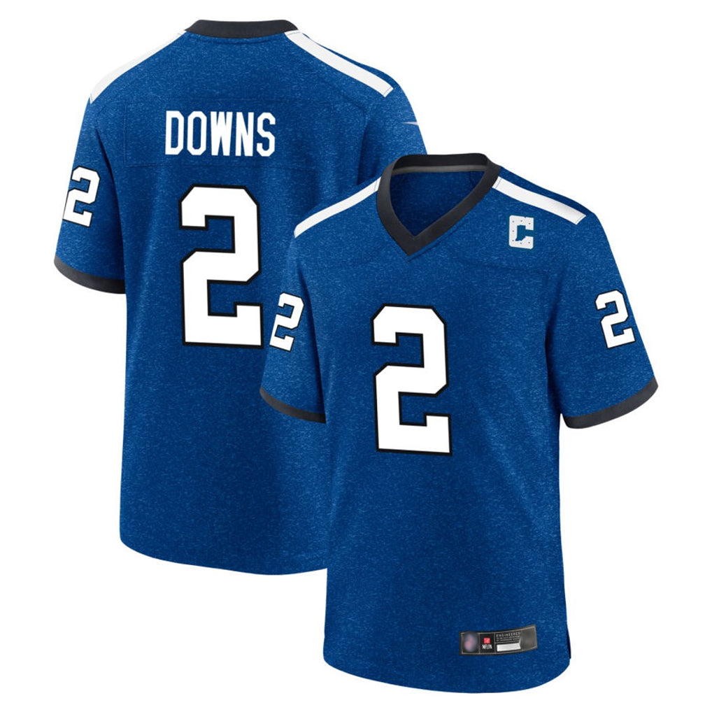 tocy IN.Colts #2 Josh Downs Player Royal Alternate Indiana Nights Home Game Stitched Jerseys