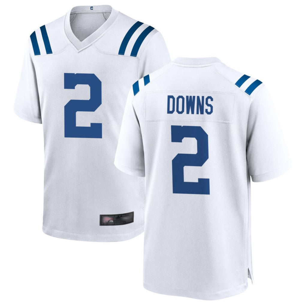 tocy IN.Colts #2 Josh Downs Player White Home Game Stitched Jerseys