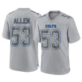 tocy IN.Colts #53 CJ Allen Player Gray Atmosphere Fashion Home Game Stitched Jerseys