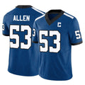 tocy IN.Colts #53 CJ Allen Player Royal Limited Indiana Nights Alternate Vapor F.U.S.E. Home Game Stitched Jerseys