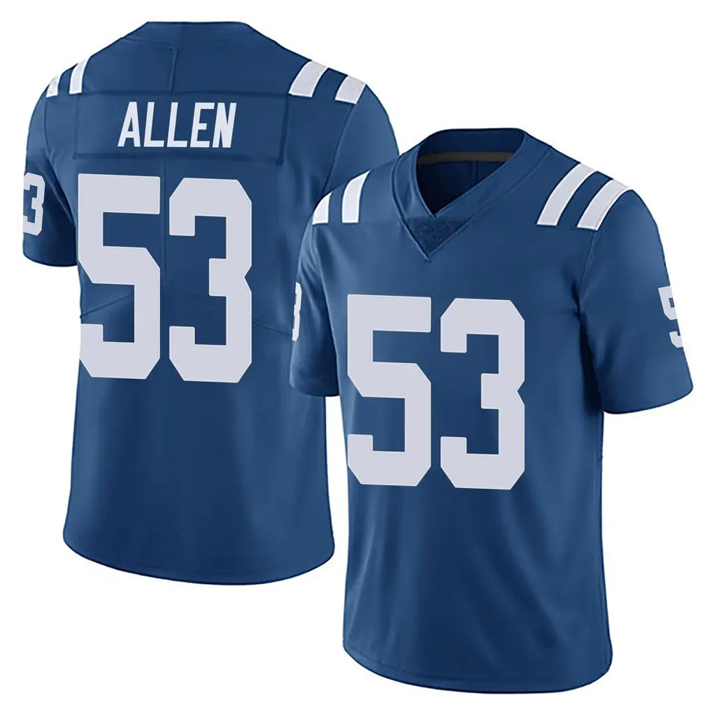 tocy IN.Colts #53 CJ Allen Player Royal Limited Vapor Untouchable Home Game Stitched Jerseys