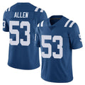tocy IN.Colts #53 CJ Allen Player Royal Limited Vapor Untouchable Home Game Stitched Jerseys