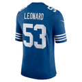 tocy IN.Colts #53 Darius Leonard Royal Alternate Vapor Limited Stitched Jerseys