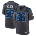 Tocy IN.Colts #56 Quenton Nelson Anthracite 2026 Rivalries Collection Game Stitched Jerseys