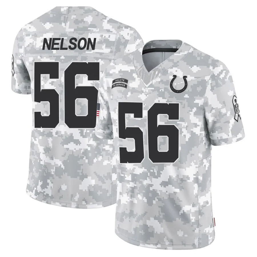 tocy IN.Colts #56 Quenton Nelson Player Arctic Camo Salute to Service Limited Stitched Jerseys