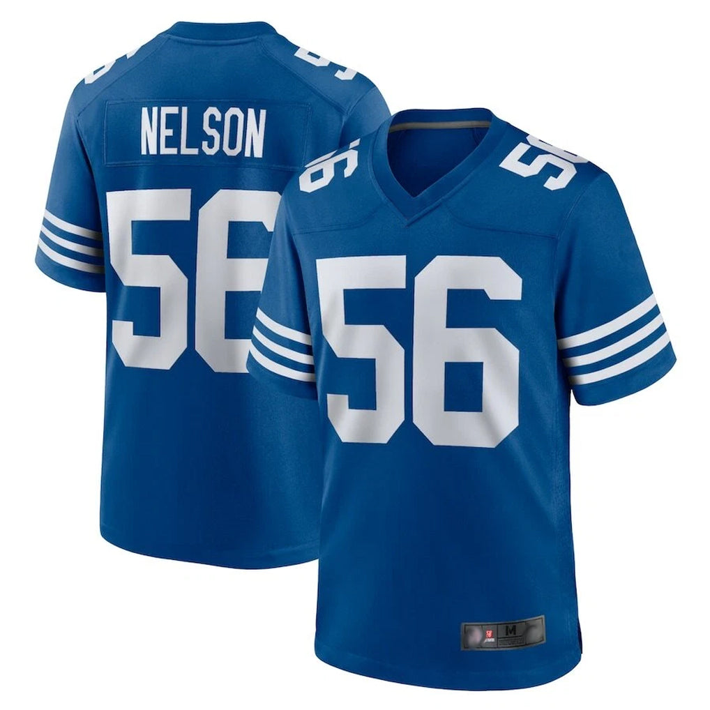 tocy IN.Colts #56 Quenton Nelson Player Royal Limited Home Game Stitched Jerseys