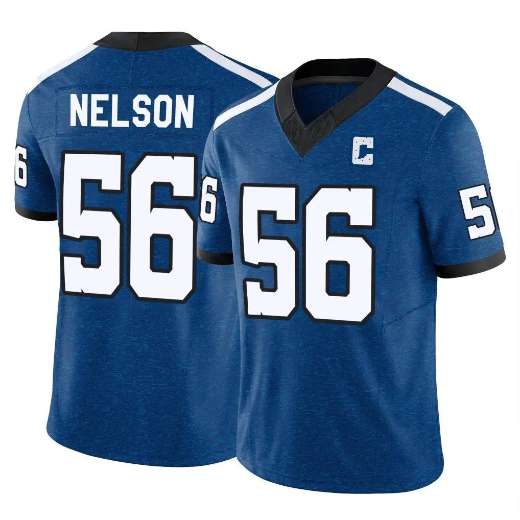 tocy IN.Colts #56 Quenton Nelson Player Royal Limited Indiana Nights Alternate Vapor F.U.S.E. Home Game Stitched Jerseys