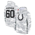 tocy IN.Colts #60 Tanor Bortolini Player Arctic Camo Salute to Service Hoodies Limited Game Stitched Jerseys