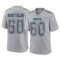 tocy IN.Colts #60 Tanor Bortolini Player Gray Atmosphere Fashion Home Game Stitched Jerseys