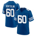 tocy IN.Colts #60 Tanor Bortolini Player Royal Limited Home Game Stitched Jerseys