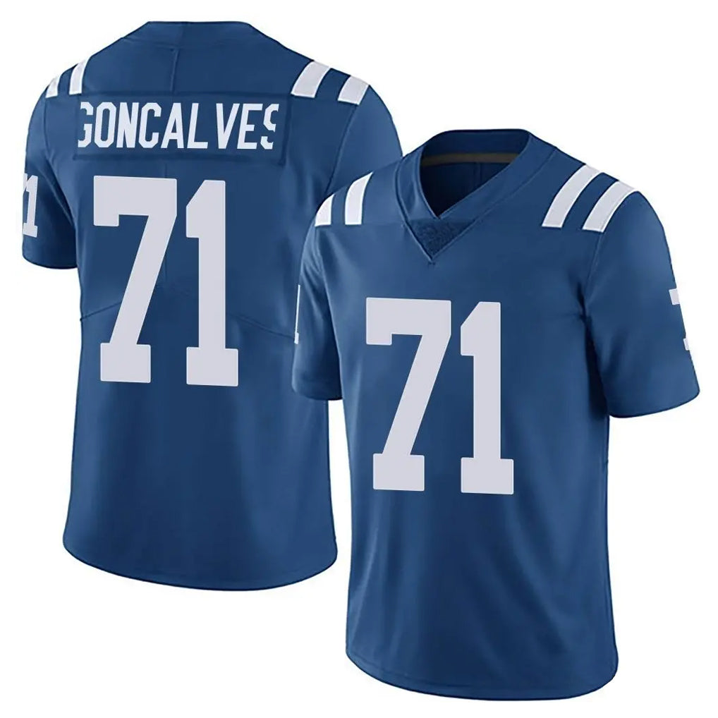 tocy IN.Colts #71 Matt Goncalves Player Royal Limited Vapor Untouchable Home Game Stitched Jerseys