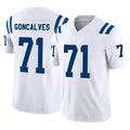 tocy IN.Colts #71 Matt Goncalves Player White Limited Vapor F.U.S.E. Home Game Stitched Jerseys