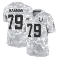 tocy IN.Colts #79 Bernhard Raimann Player Arctic Camo Salute To Service Limited Game Stitched Jerseys