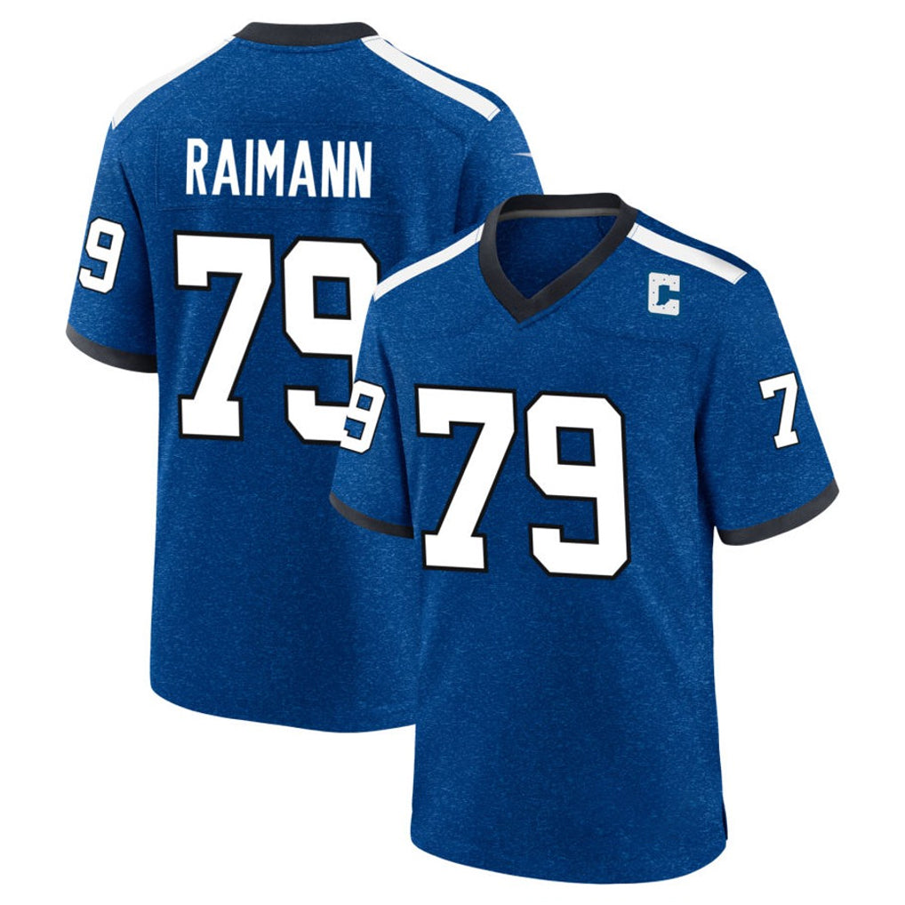 tocy IN.Colts #79 Bernhard Raimann Player Royal Alternate Indiana Nights Home Game Stitched Jerseys