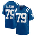 tocy IN.Colts #79 Bernhard Raimann Player Royal Home Game Stitched Jerseys