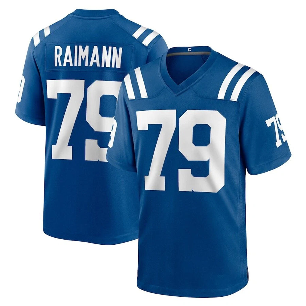tocy IN.Colts #79 Bernhard Raimann Player Royal Home Game Stitched Jerseys
