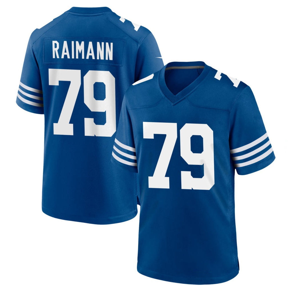 tocy IN.Colts #79 Bernhard Raimann Player Royal Limited Home Game Stitched Jerseys