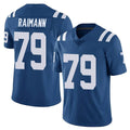 tocy IN.Colts #79 Bernhard Raimann Player Royal Limited Vapor Untouchable Home Game Stitched Jerseys