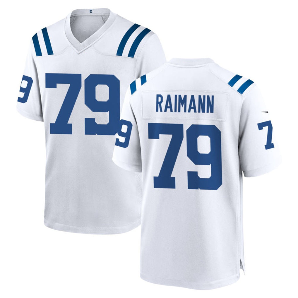 tocy IN.Colts #79 Bernhard Raimann Player White Home Game Stitched Jerseys