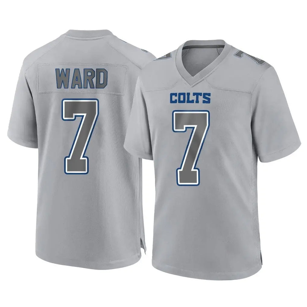 tocy IN.Colts #7 Charvarius Ward Sr. Player Gray Atmosphere Fashion Home Game Stitched Jerseys