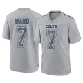 tocy IN.Colts #7 Charvarius Ward Sr. Player Gray Atmosphere Fashion Home Game Stitched Jerseys