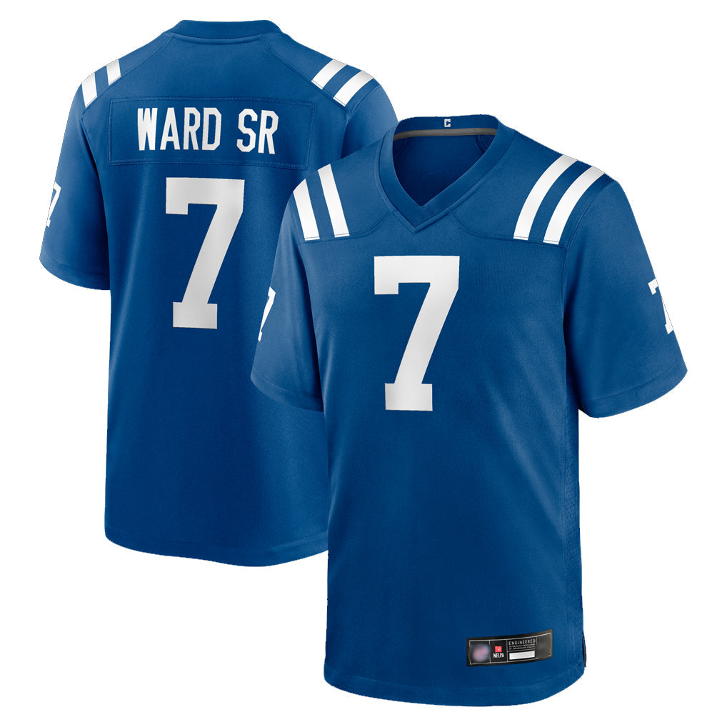 tocy IN.Colts #7 Charvarius Ward Sr. Player Royal Home Game Stitched Jerseys