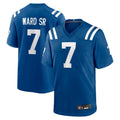 tocy IN.Colts #7 Charvarius Ward Sr. Player Royal Home Game Stitched Jerseys