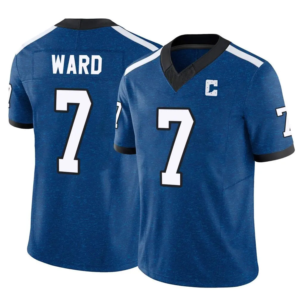 tocy IN.Colts #7 Charvarius Ward Sr. Player Royal Limited Indiana Nights Alternate Vapor F.U.S.E. Home Game Stitched Jerseys