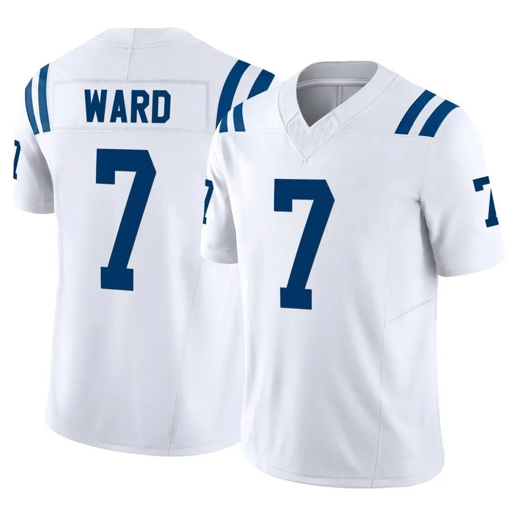 tocy IN.Colts #7 Charvarius Ward Sr. Player White Limited Vapor F.U.S.E. Home Game Stitched Jerseys