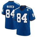 tocy IN.Colts #84 Tyler Warren Player Royal Alternate Indiana Nights Home Game Stitched Jerseys
