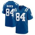 tocy IN.Colts #84 Tyler Warren Player Royal Home Game Stitched Jerseys