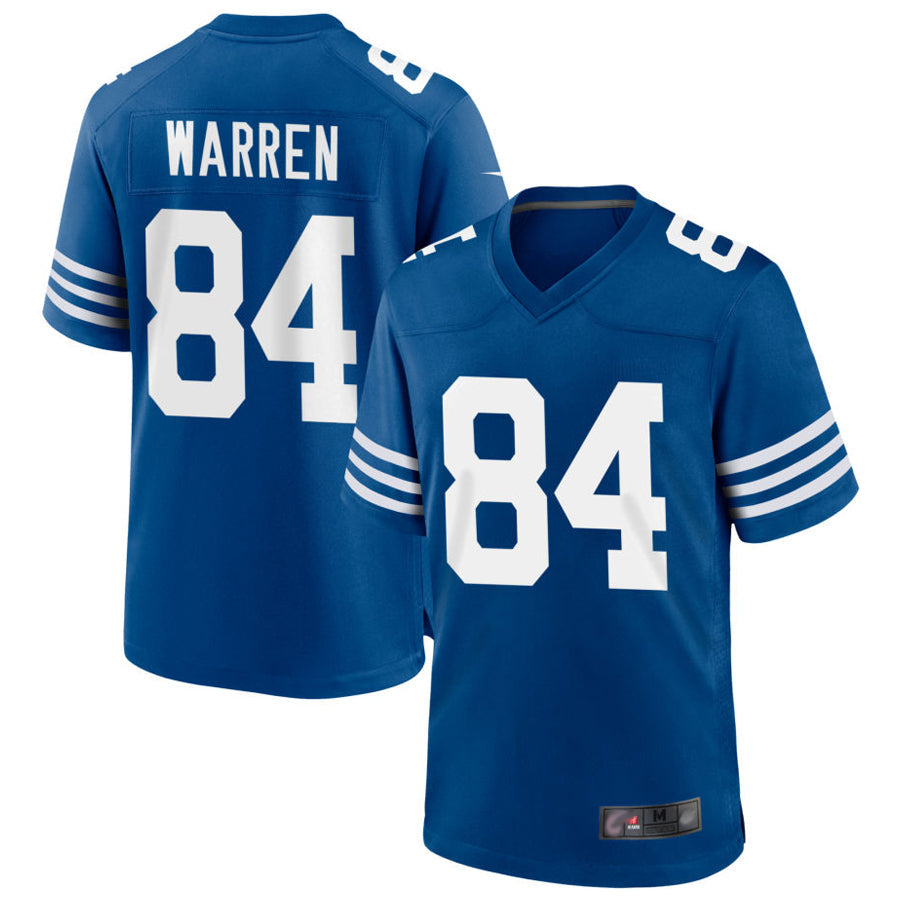tocy IN.Colts #84 Tyler Warren Player Royal Limited Game Stitched Jerseys