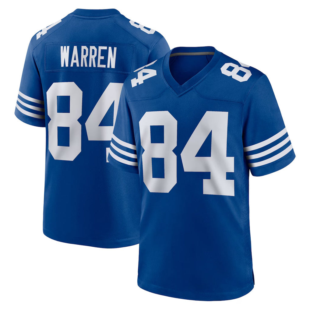 tocy IN.Colts #84 Tyler Warren Player Royal Limited Home Game Stitched Jerseys
