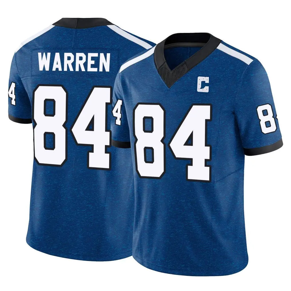 tocy IN.Colts #84 Tyler Warren Player Royal Limited Indiana Nights Alternate Vapor F.U.S.E. Home Game Stitched Jerseys