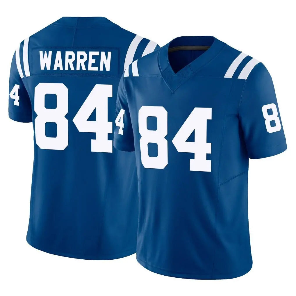 tocy IN.Colts #84 Tyler Warren Player Royal Limited Vapor F.U.S.E. Home Game Stitched Jerseys